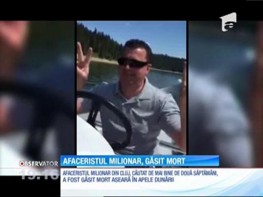 Trupul afaceristului din Cluj, dispărut în apele Dunării, găsit lângă un ponton