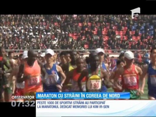 Maraton cu sportivi străini în Coreea de Nord