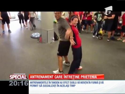 Special! Exerciții pentru cuplurile sau prietenii care vor să se antreneze împreună