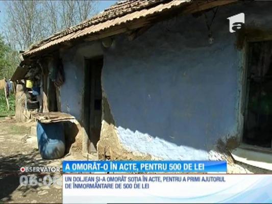 A omorât-o în acte pentru a încasa ajutorul de înmormântare