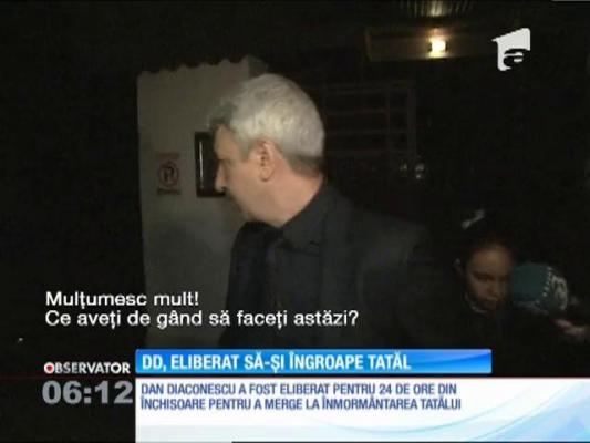 Dan Diaconescu, eliberat din închisoare să-și îngroape tatăl