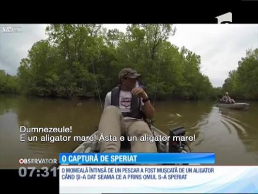 O captură de speriat i-a dat fiori unui pescar