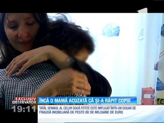 Fug cu copiii în braţe de lângă soţii abuzivi şi riscă să ajungă în cătuşe. Încă o mamă, acuzată de răpire internaţională