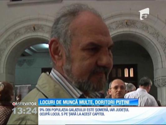 Joburi multe, doritori puţini la Bursa locurilor de muncă de la Galaţi
