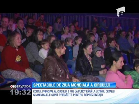 Spectacole de Ziua Internaţională a Circului