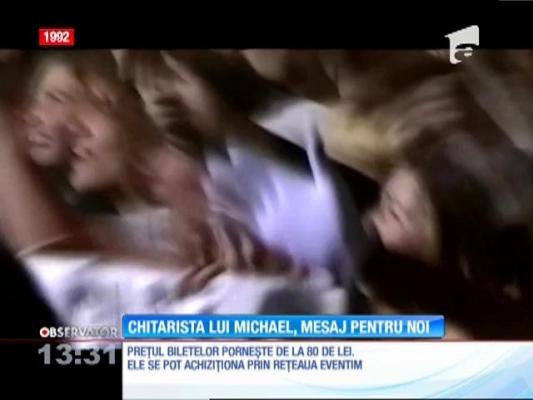 Faimoasa chitaristă a lui Michael Jackson promite un show grandios în România