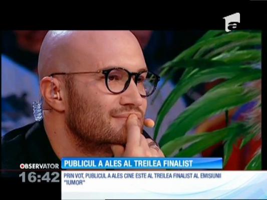 Publicul a decis. Al treilea concurent, care ajunge direct în finala emisiunii IUmor, este George Tănase