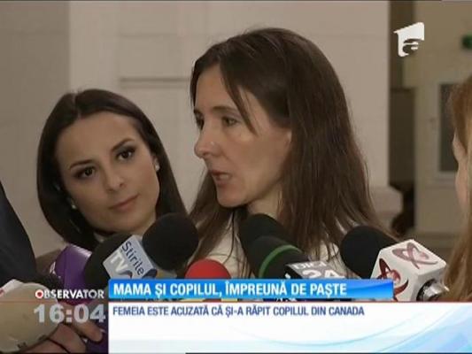 Veste bună pentru mama româncă arestată pentru că şi-a răpit copilul din Canada