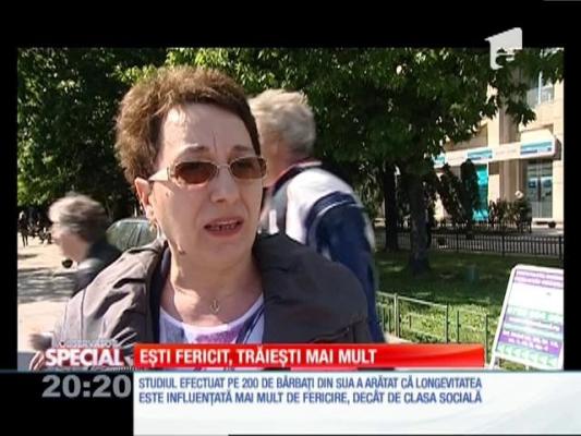 Special! Persoanele fericite trăiesc mai mult