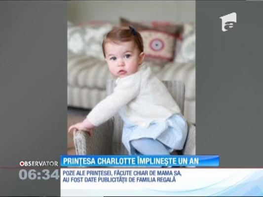 Prinţesa Charlotte a Marii Britanii împlinește un an