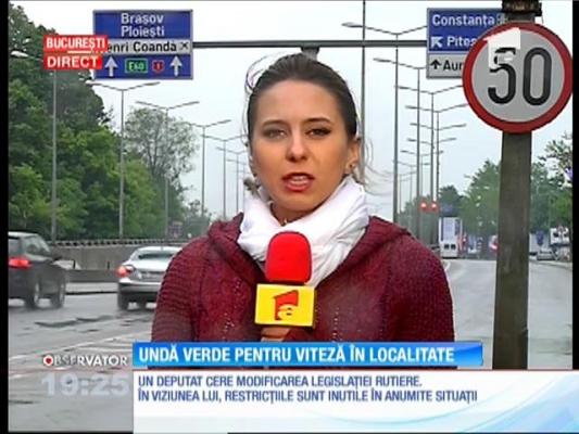 Şoferii ar putea merge cu viteze mai mari în localităţi. Este dorinţa unui deputat, nemulţumit de limita de 50 de kilometri pe oră