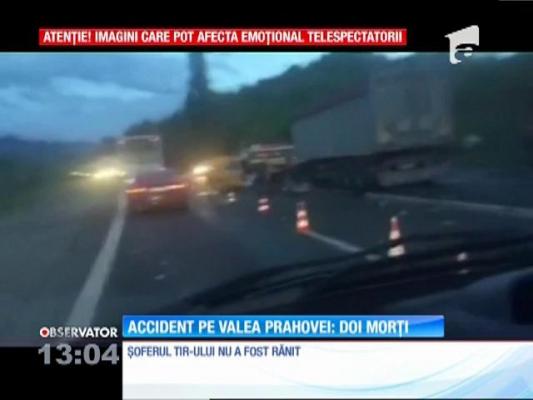 Doi oameni au murit într-un accident violent de pe Valea Prahovei
