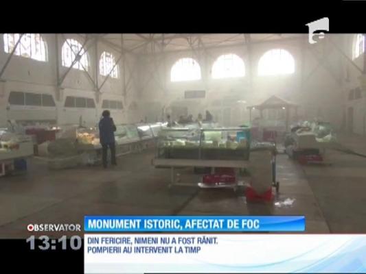 Monument istoric, afectat de un incendiu