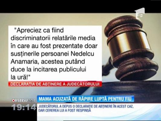 Anamaria Nedelcu, femeia acuzată că şi-a răpit fiul din Canada, speră să rămână definitiv în România şi să-şi crească cei doi copii