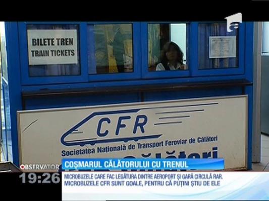 Coșmarul călătorului care circulă cu trenul de la aeroportul Otopeni