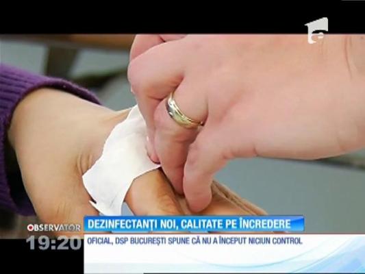 Dezinfectanți noi în spitale, calitate pe încredere