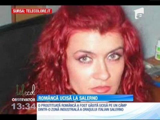 O prostituată româncă a fost găsită ucisă pe un câmp, la Salerno, în Italia