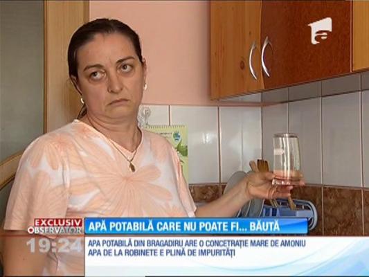 Apa potabilă din Bragadiru e plină de impurități