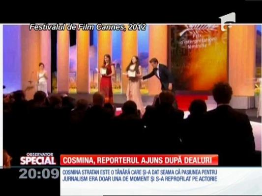 SPECIAL! Cosmina Stratan, fostul reporter de la Observator care a câştigat un premiu la Festivalul de la Cannes