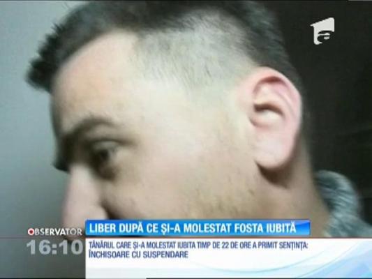 Tânărul care şi-a chinuit fosta iubită timp de 22 de ore, condamnat la doi ani şi şase luni de închisoare cu suspendare