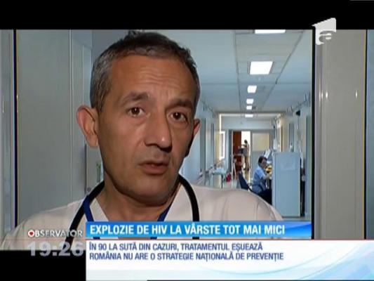 Explozie de HIV la vârste tot mai mici