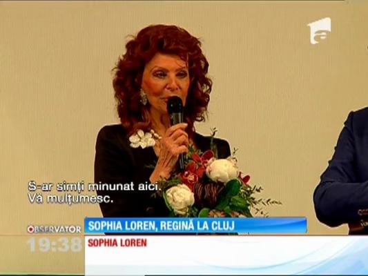 Sophia Loren a fost primită ca o regină la Cluj