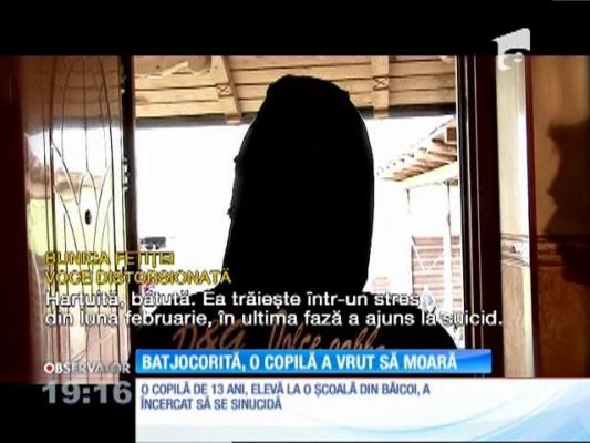 Batjocorită de colegi, o copilă de 13 ani a încercat să se sinucidă