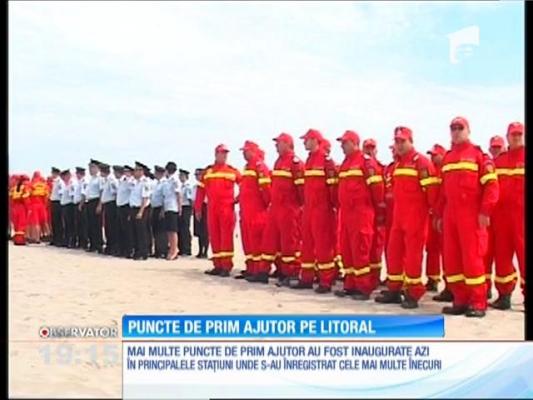 Mai multe puncte de prim-ajutor, inaugurate în Mamaia, Eforie Nord, Costineşti şi Neptun