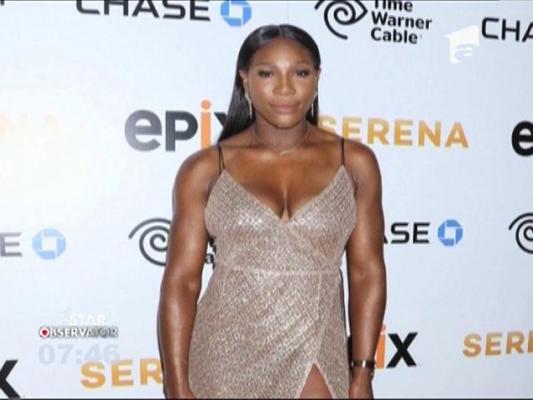 Serena Williams, strălucitoare în ținută glamour