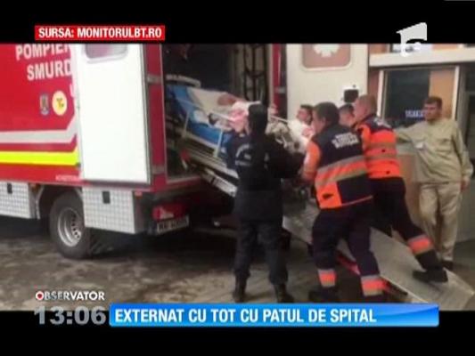 Un bătrân din Botoşani a fost externat cu tot cu patul de spital