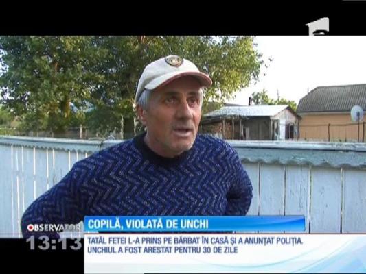 O minoră din Vaslui a fost violată de unchiul ei