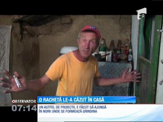 O rachetă le-a căzut în casa!