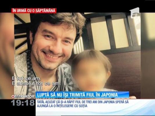 Lupta să nu îşi trimită fiul în Japonia