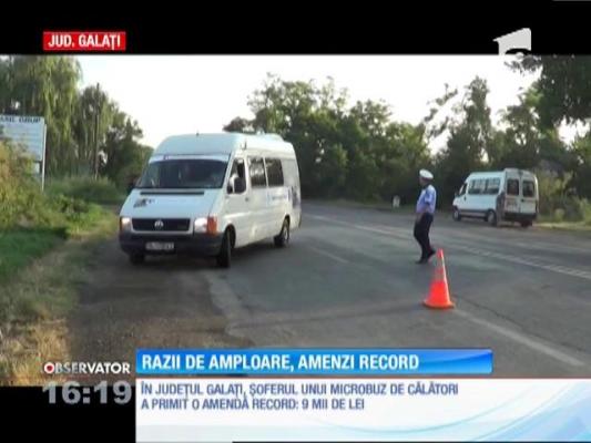 Poliţiştii rutieri au oprit în trafic mii de autovehiculele de transport călători