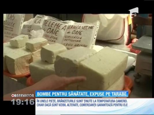 Bombe pentru sănătate, expuse pe tarabe la temperaturi extreme