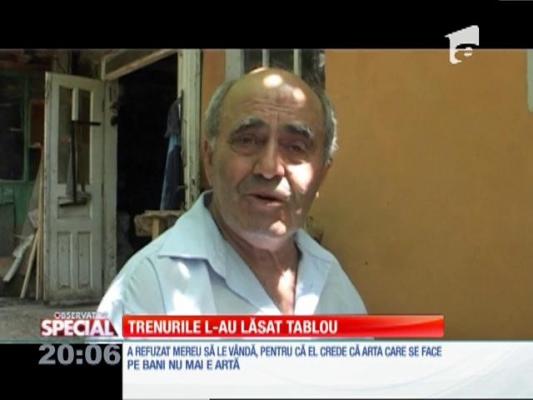 Special! Nechita Bumbu, pictorul vesel dintre șine