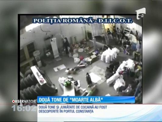 Cea mai mare cantitate de cocaină depistată vreodată în România. Drogurile valorează 625 de milioane de euro!