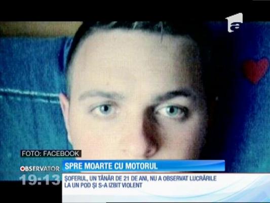 Un tânăr motociclist a murit într-un grav accident de circulaţie, pe un drum din Bistriţa-Năsăud