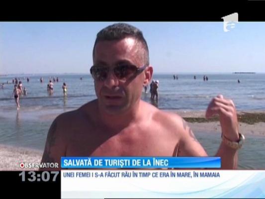 Salvată de turiști de la înec