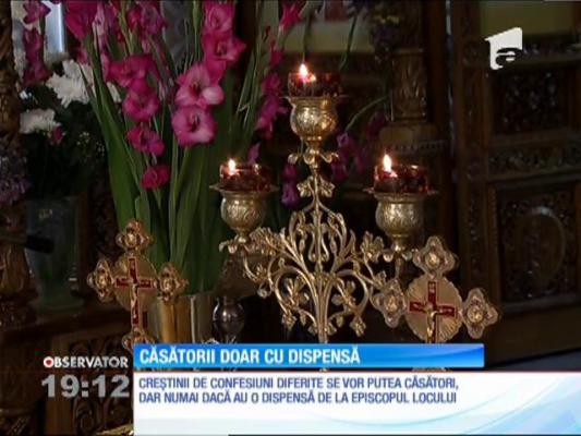 Căsătoriile dintre ortodocşi şi neortodocşi, interzise de Biserica Ortodoxă