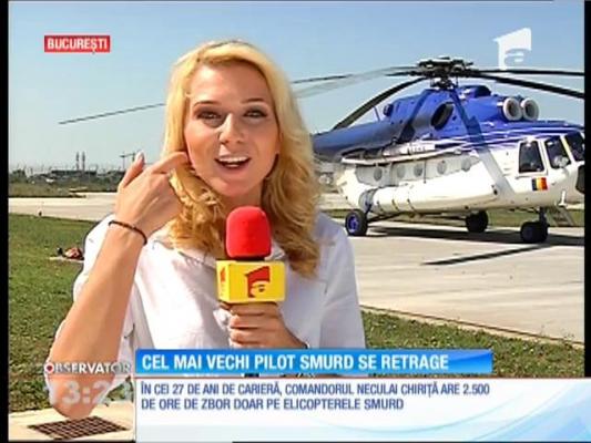 Cel mai vechi pilot de la SMURD se retrage din activitate