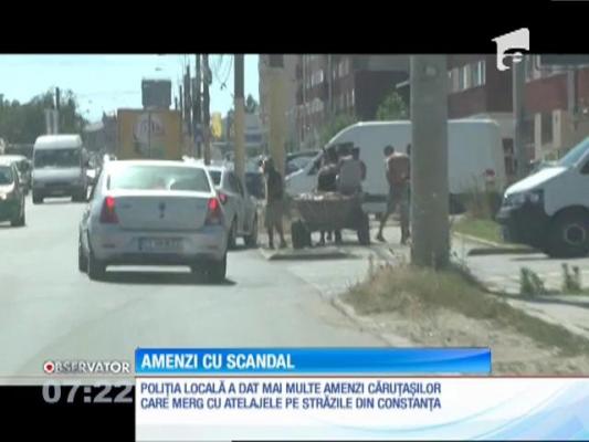 Poliţiştii locali au pornit într-o urmărire ca-n filme pe străzile din Constanţa.. după o căruţă
