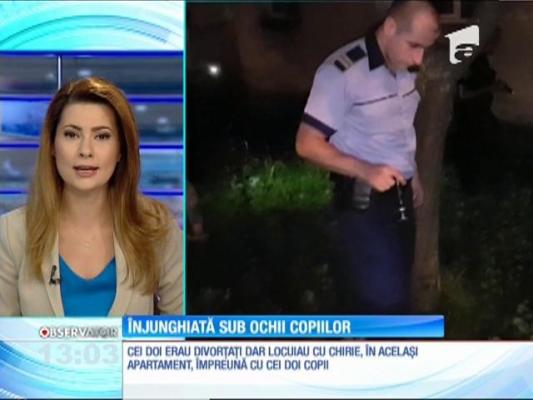 Un bărbat din Sălaj şi-a înjunghiat fosta soţie chiar sub ochii copiilor