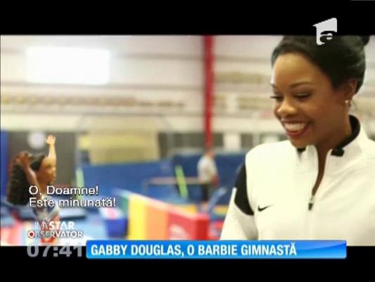 Gimnasta Gabby Douglas a primit o papuşă Barbie, după chipul şi asemananarea sa