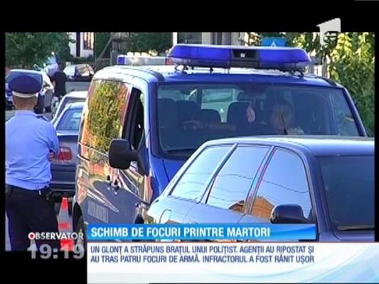 Autorul jafului armat de la banca din Bistriţa a fost prins după o intervenţie ca în filme