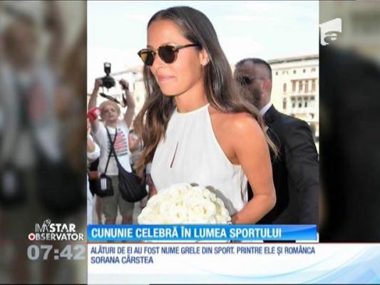 Tenismena Ana Ivanovic s-a căsătorit cu fotbalistul german Bastian Schweinsteiger