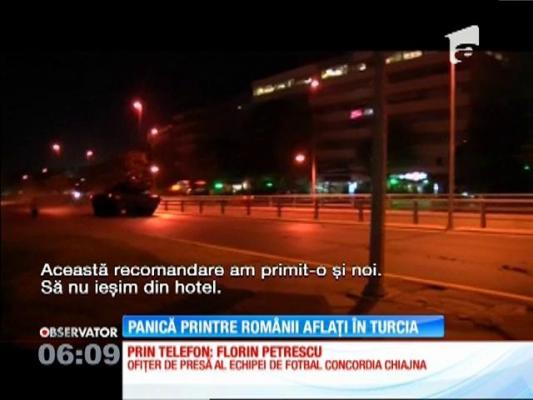 Mărturiile românilor aflaţi în Turcia: "E ca într-o revoluţie. Nu ştiu ce e în oraş"
