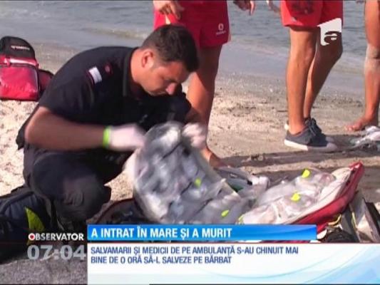 O baie în mare i-a fost fatală unui bărbat din Bucureşti