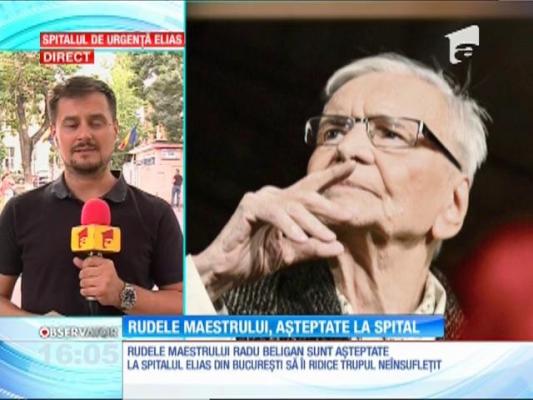 Rudele maestrului Beligan sunt așteptate la spitalul Elias