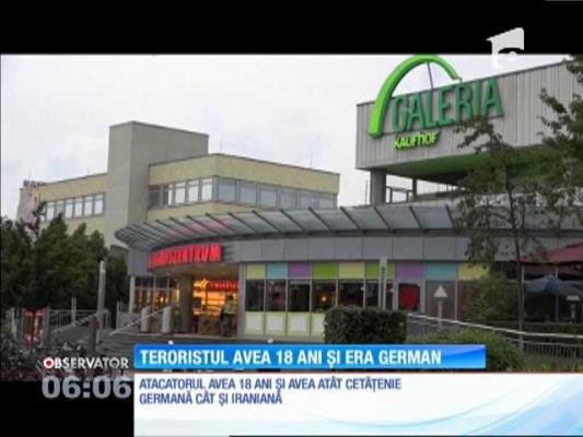 Teroristul de la Munchen avea 18 ani și era german